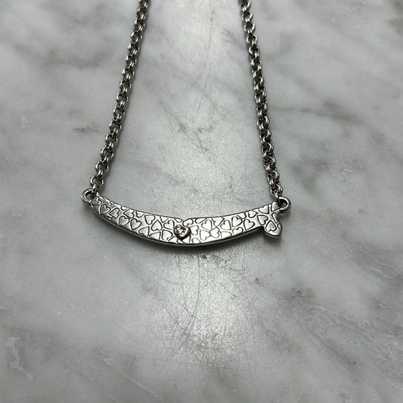 Brighton Silver Spoon Silver Plated Adjustable Short Necklace - Picture 7 of 7